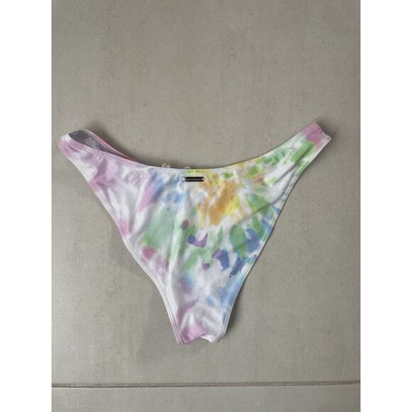 Kenny Flowers Swim Sporty Bikini Bottom Malibu Tie Dye Swimwear - Picture 4 of 10